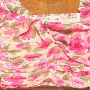 GB Girls Pink Floral Blouse